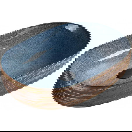 Mexen Agota umyvadlo na desku 58 x 40 cm, modré - 22025866