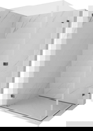 Mexen Lunar-B Duo sprchová kabina otevírací 85 x 80 cm, transparentní, kartáčovaný gun gray - 832-085L-080P-66-00