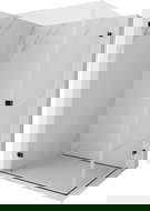 Mexen Lunar-B Duo sprchová kabina otočná 100 x 85 cm, transparentní, černá - 832-100L-085P-70-00