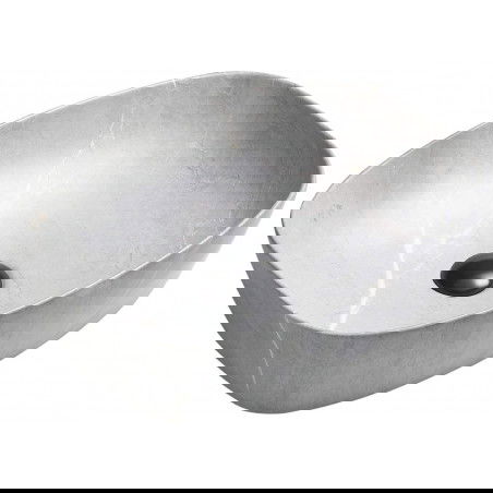 Mexen Editta umyvadlo na desku 49 x 37 cm, šedý kámen - 21384962