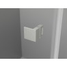 Mexen Lunar-B Duo sprchový kout s otočnými dveřmi 85 x 75 cm, průhledný, kartáčovaný nikl - 832-085L-075P-97-00