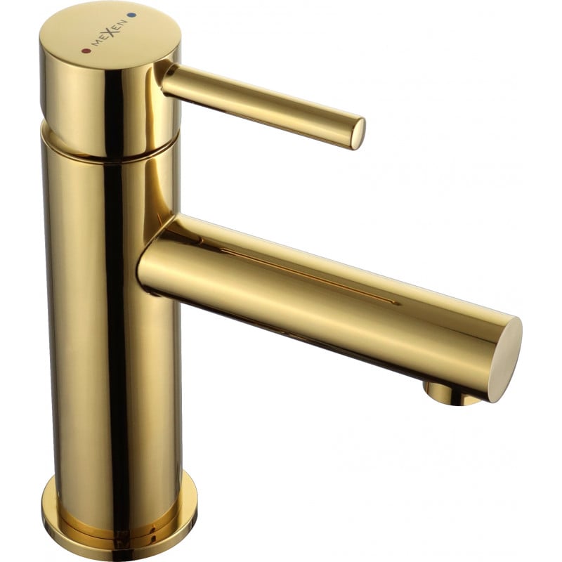 Mexen Elba baterie umyvadlová, zlatá - 74100-50