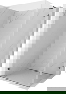 Mexen Lunar-B L sprchová kabina otevírací levá 100 x 90 cm, transparentní, gun gray kartáčovaný - 832L-100-090-66-00-L