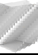 Mexen Lunar-B L sprchová kabina s vyklápěcími dveřmi vlevo 75 x 70 cm, transparentní, kartáčovaný nikl- 832L-075-070-97-00-L