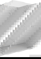 Mexen Lunar-B sprchový kout otočný pravý 95 x 80 cm, transparentní, kartáčovaný nikl - 832-095-080-97-00-P