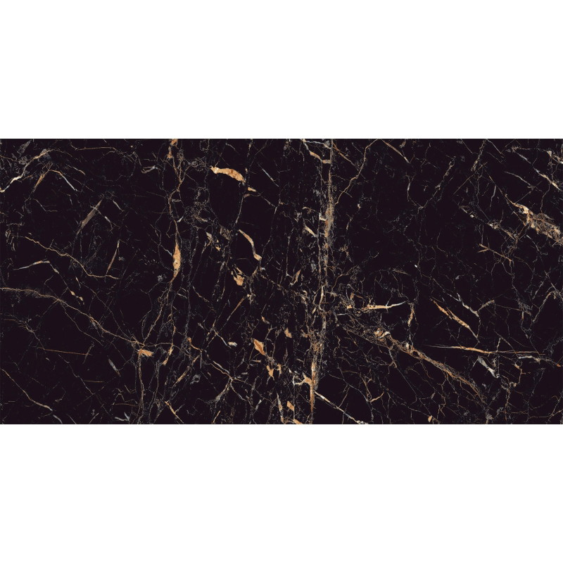 Mexen Python Zlatý lesklý rektifikovaný gres G1, dlaždice podlahovo-stěnová 120 x 60 cm, vysoký lesk - TL212-120-060-00