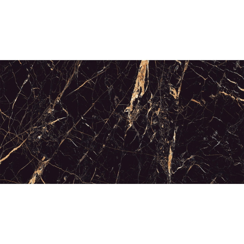 Mexen Python Zlatý lesklý rektifikovaný gres G1, dlaždice podlahovo-stěnová 120 x 60 cm, vysoký lesk - TL212-120-060-00
