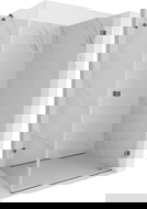 Mexen Lunar-B L sprchový kout pravostranný 90 x 80 cm, průhledný, gun metal - 832L-090-080-95-00-P