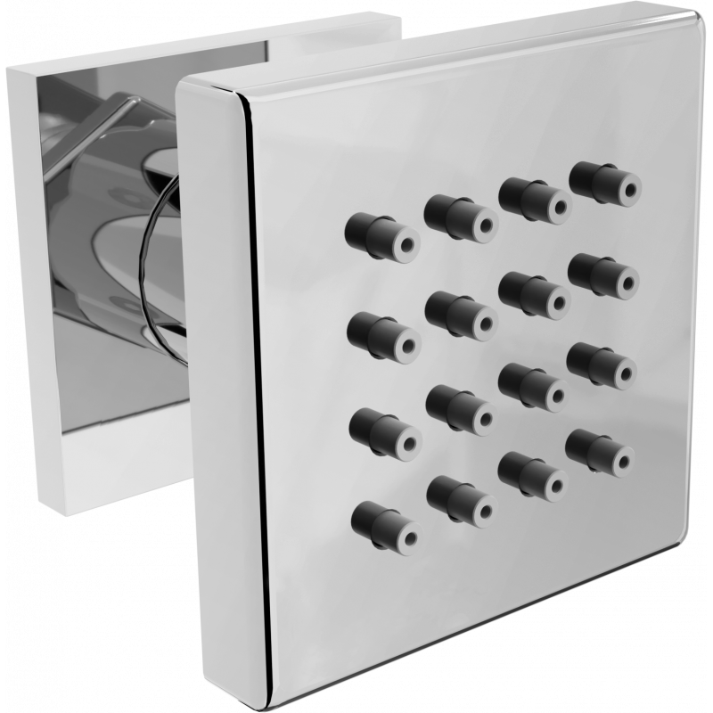 Mexen boční sprchová hlavice, montáž na povrch, chrom - 79360-00