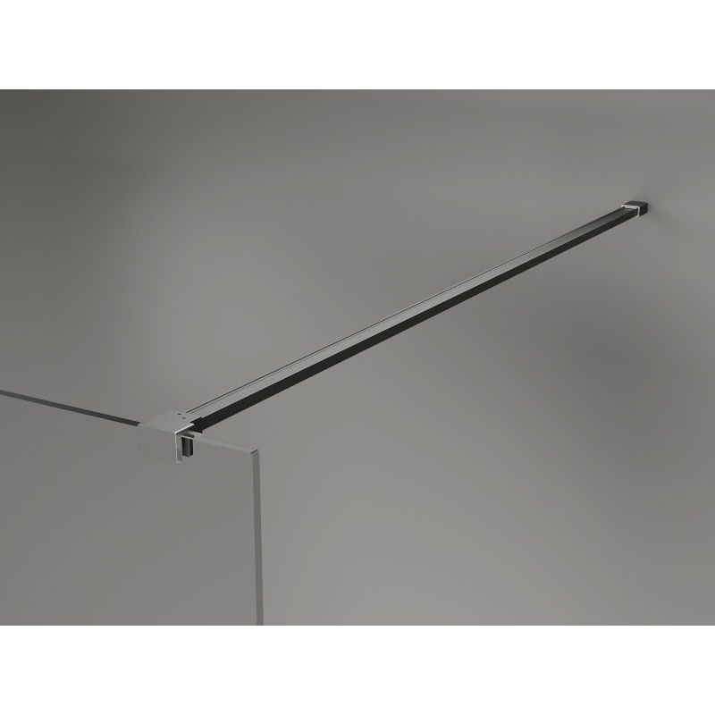 Mexen Lunar sprchová stěna Walk-in levá 50 x 200 cm, transparentní 8 mm, gun metal - 830-050-000-95-00-L