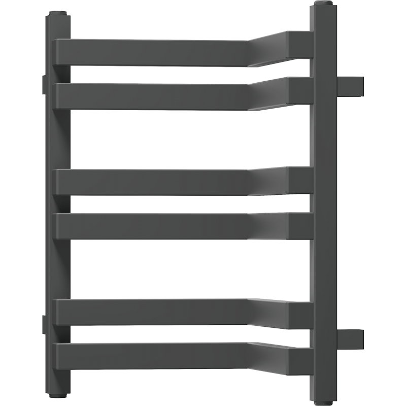 Mexen Loop koupelnový rohový radiátor 500 x 375 mm, 253 W, antracit - W129-0500-350-00-66