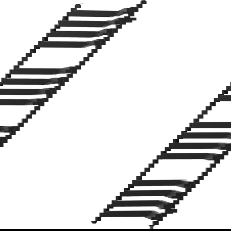 Mexen Loop rohový koupelnový radiátor 1250 x 375 mm, 666 W, černý - W129-1250-350-00-70