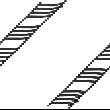 Mexen Loop koupelnový radiátor 1600 x 375 mm, 837 W, černý - W129-1600-350-00-70