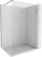 Mexen Lunar sprchová stěna Walk-in pravá 60 x 200 cm, průhledná 8 mm, růžové zlato - 830-060-000-60-00-P