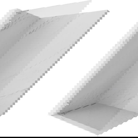 Mexen Lunar L sprchová stěna Walk-in levá 80 x 200 cm, transparentní 8 mm, chrom - 830L-080-000-01-00-L