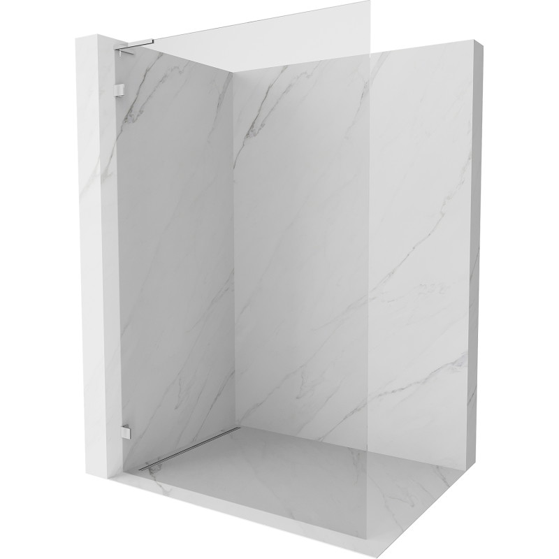 Mexen Lunar L sprchová zástěna Walk-in levá 100 x 200 cm, transparentní 8 mm, chrom - 830L-100-000-01-00-L