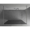 Mexen Kioto volně stojící sprchová zástěna 100 x 200 cm, grafit 8 mm, chrom - 800-100-002-01-40