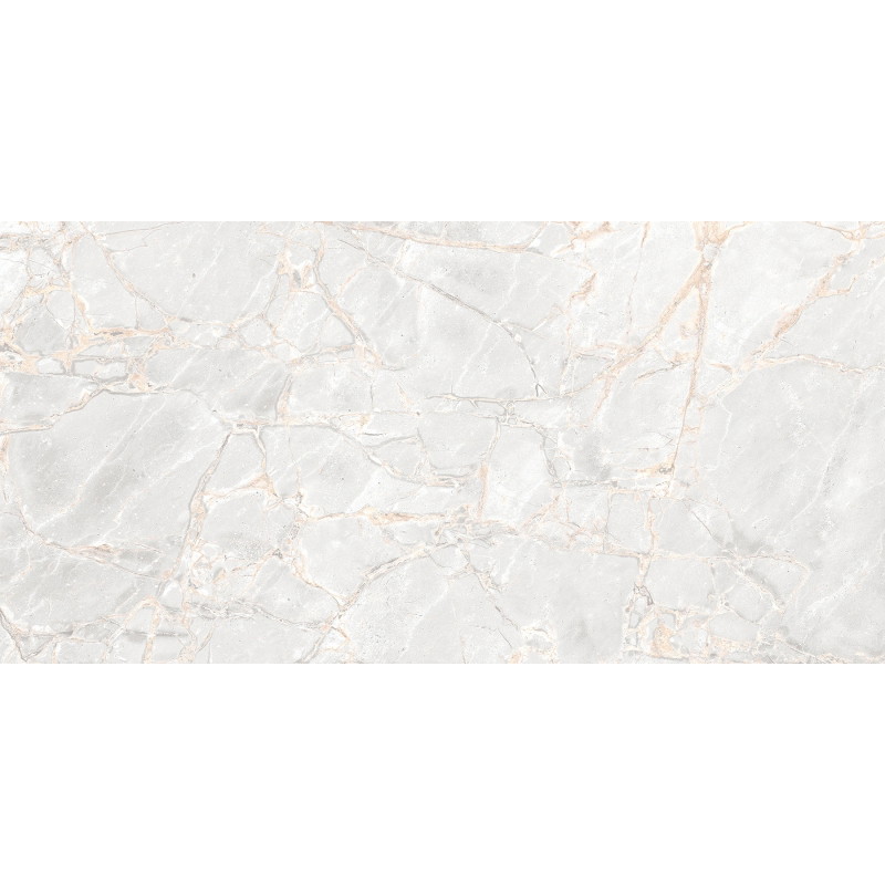 Mexen Rubble Bianco leštěný rektifikovaný gres G1, podlahová a stěnová dlaždice 120 x 60 cm, carving - TL401-120-060-00