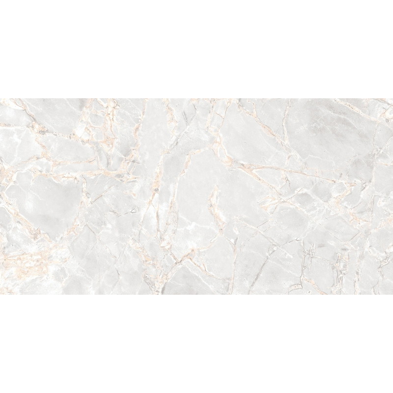 Mexen Rubble Bianco leštěný rektifikovaný gres G1, podlahová a stěnová dlaždice 120 x 60 cm, carving - TL401-120-060-00