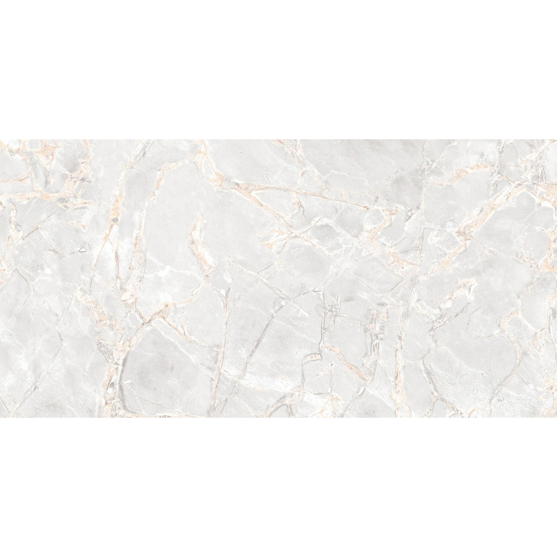 Mexen Rubble Bianco leštěný rektifikovaný gres G1, podlahová a stěnová dlaždice 120 x 60 cm, carving - TL401-120-060-00