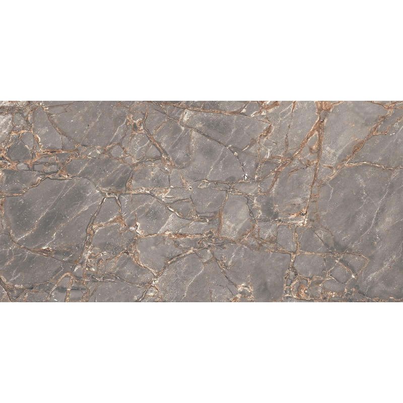 Mexen Rubble Šedý glazovaný rektifikovaný gres G1, dlaždice 120 x 60 cm, carving - TL401-120-060-02
