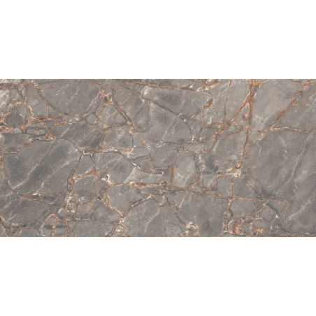 Mexen Rubble Šedý glazovaný rektifikovaný gres G1, dlaždice 120 x 60 cm, carving - TL401-120-060-02