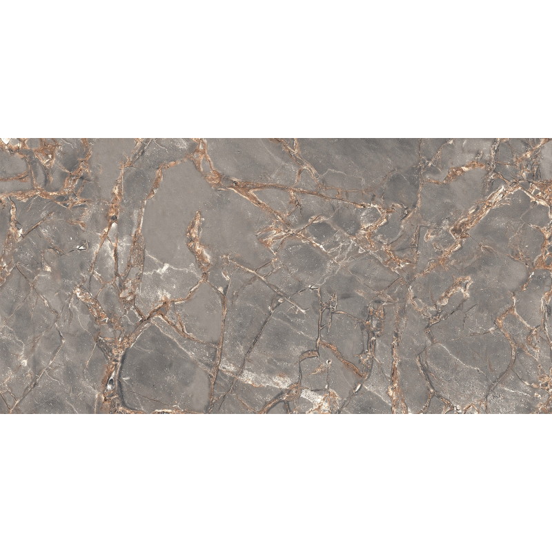 Mexen Rubble Šedý glazovaný rektifikovaný gres G1, dlaždice 120 x 60 cm, carving - TL401-120-060-02