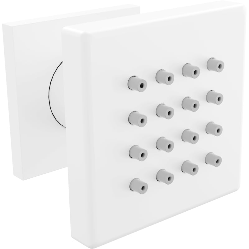Mexen Cube nástěnná boční tryska, bílá - 79360-20