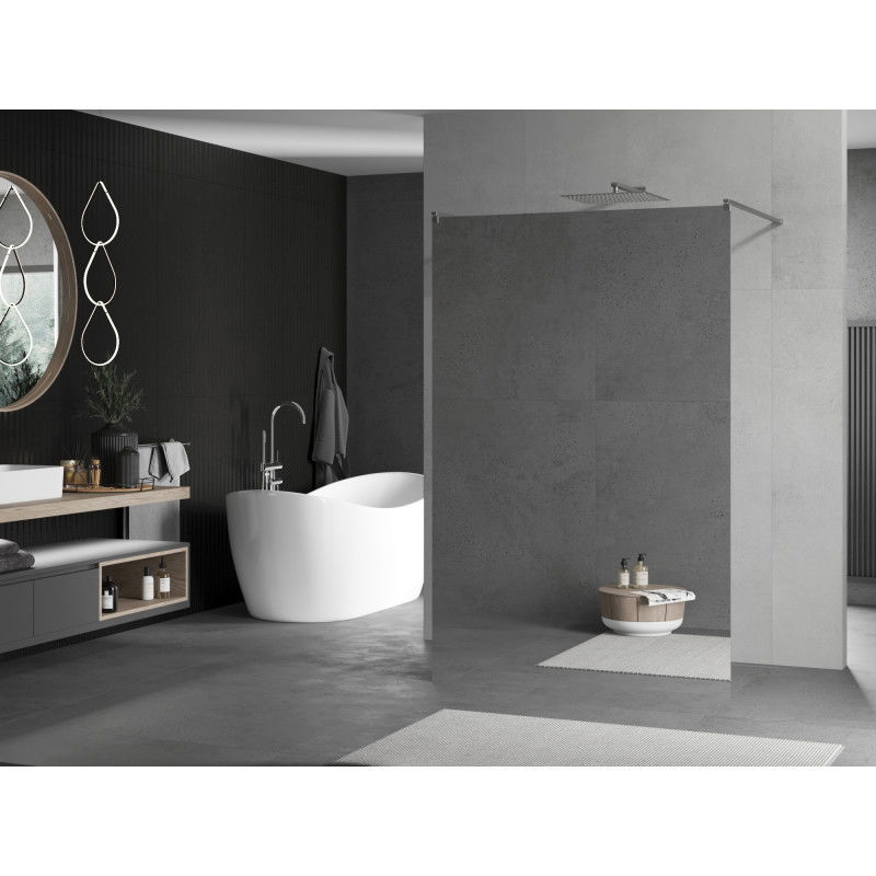 Mexen Kioto sprchová zástěna samostatně stojící 100 x 200 cm, zrcadlo 8 mm, chrom - 800-100-002-01-50