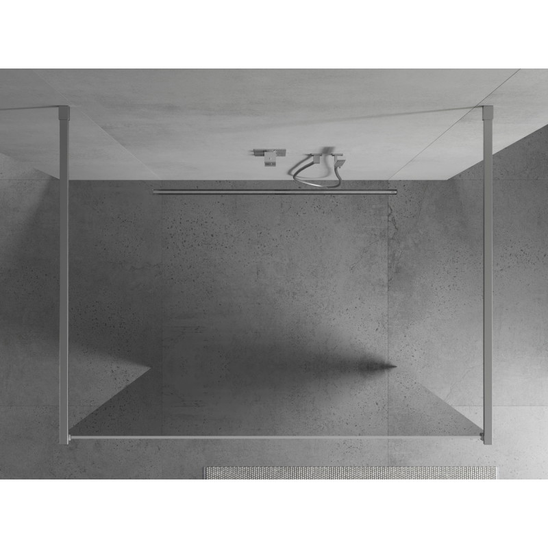 Mexen Kioto volně stojící sprchová stěna 100 x 200 cm, zrcadlo 8 mm, chrom - 800-100-002-01-50