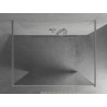 Mexen Kioto volně stojící sprchová stěna 100 x 200 cm, zrcadlo 8 mm, chrom - 800-100-002-01-50