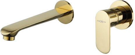 Mexen Dox podomítková umyvadlová baterie, zlatá - 75215-50