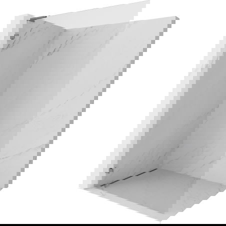 Mexen Lunar L sprchová stěna Walk-in levá 60 x 200 cm, transparentní 8 mm, gun metal - 830L-060-000-95-00-L