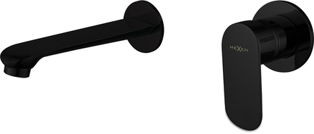 Mexen Dox podomítková umyvadlová baterie, černá - 75215-70