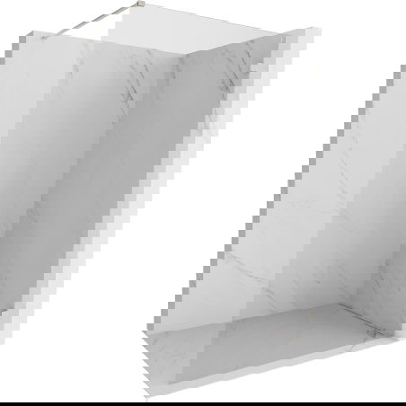 Mexen Lunar stěna sprchovací Walk-in pravá 50 x 200 cm, transparentní 8 mm, kartáčovaný nikl - 830-050-000-97-00-P