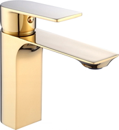 Mexen Alexa baterie umyvadlová, zlatá - 71200-50