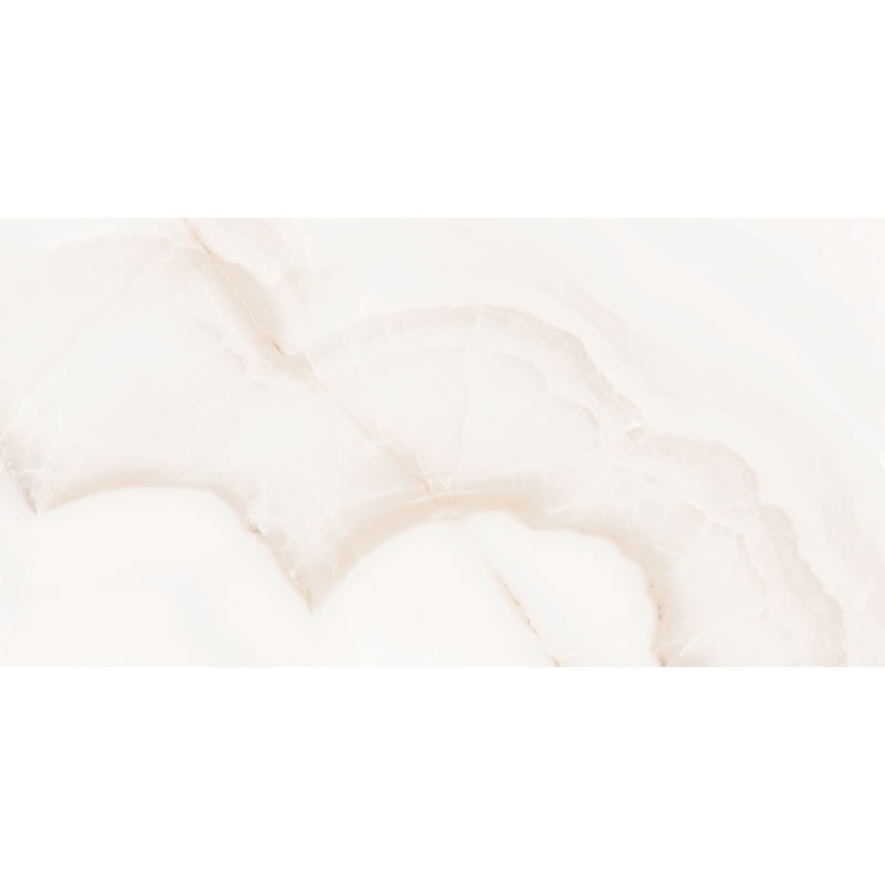 Mexen Onyx Bílé glazované rektifikované G1, podlahová a stěnová dlaždice 120 x 60 cm, lesk - TL106-120-060-01