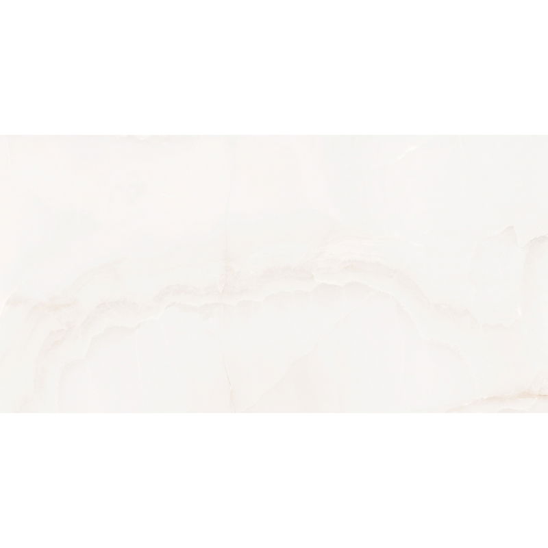 Mexen Onyx Bílé glazované rektifikované G1, podlahová a stěnová dlaždice 120 x 60 cm, lesk - TL106-120-060-01