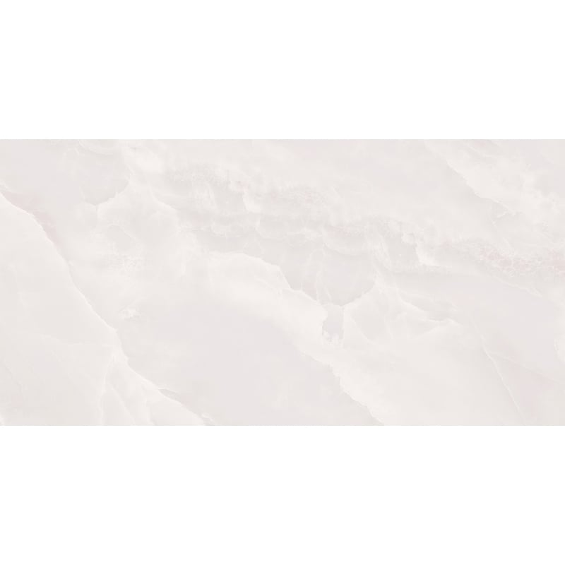 Mexen Polano Bílý glazovaný gres rek. G1, podlahová-stěnová dlaždice 120 x 60 cm, lesk - TL108-120-060-04