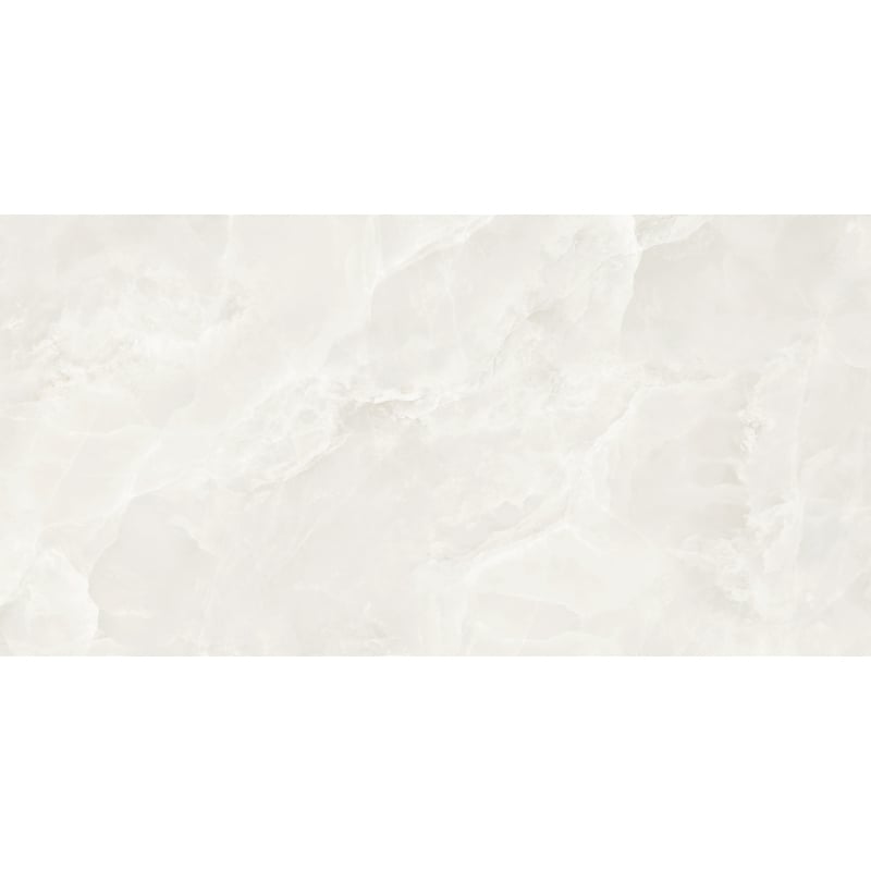 Mexen Valga Bianco glazovaný porcelán rektifikovaný G1, podlahová a stěnová dlaždice 120 x 60 cm, lesk - TL122-120-060-01