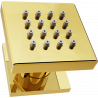 Mexen Cube boční povrchová tryska, zlatá - 79360-50