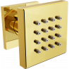 Mexen Cube boční povrchová tryska, zlatá - 79360-50
