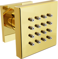 Mexen boční tryska na omítku, zlatá - 79360-50