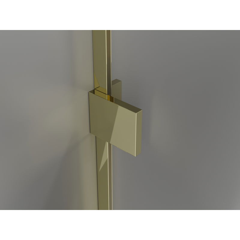 Mexen Lunar L sprchová stěna Walk-in pravá 70 x 200 cm, transparentní 8 mm, zlatá - 830L-070-000-50-00-P