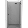 Mexen Lunar sprchové dveře otočné pravé 95 cm, transparentní, kartáčovaná gun gray - 834-095-000-66-00-P