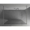 Mexen Kioto volně stojící sprchová zástěna 130 x 200 cm, transparentní 8 mm, chrom - 800-130-002-01-00