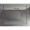 Mexen Kioto volně stojící sprchová stěna 110 x 200 cm, matná 8 mm, zlatá - 800-110-002-50-30
