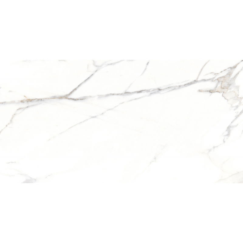 Mexen Agata Bílá leštěná glazovaná rekt. G1, podlahová-stěnová dlaždice 120 x 60 cm, lesk - TL144-120-060-00