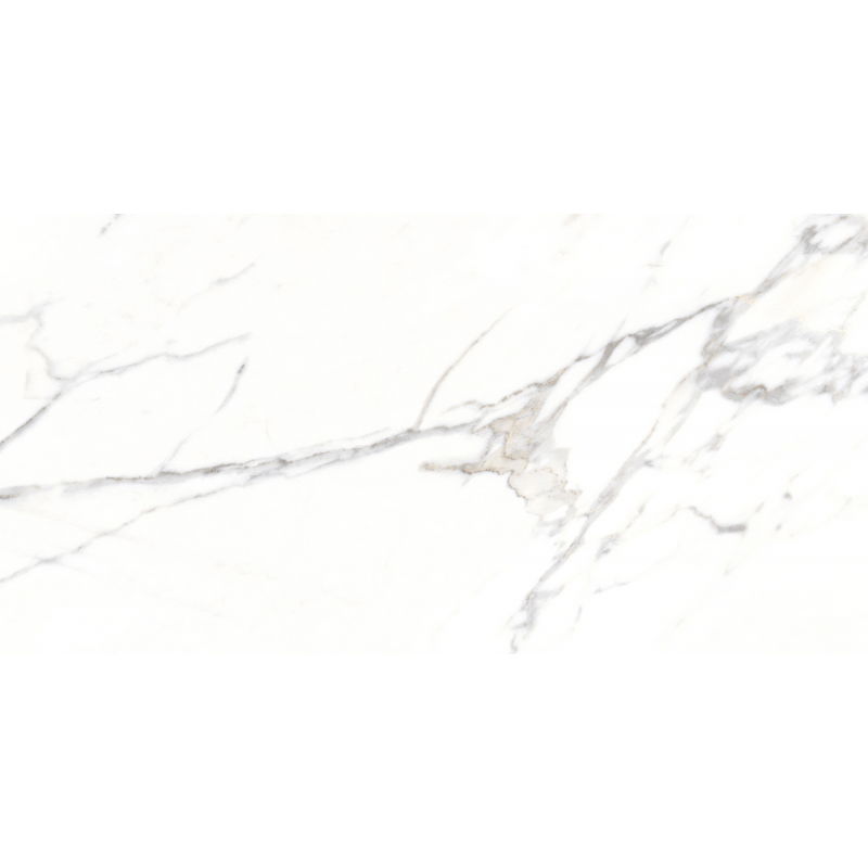 Mexen Agata Bílá leštěná glazovaná rekt. G1, podlahová-stěnová dlaždice 120 x 60 cm, lesk - TL144-120-060-00