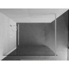 Mexen Kioto sprchová stěna Walk-in 120 x 200 cm, průhledná 8 mm, bílá - 800-120-101-20-00